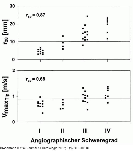 Strömungsprofil - Mitralklappeninsuffizienz