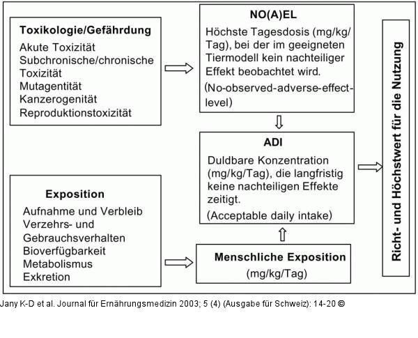 Einzelsubstanzen - Sicherheitsbewertung - Toxikologische Überprüfung