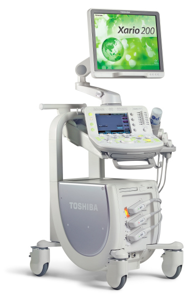 Produkt: Xario 200<br>Vertrieb: Toshiba Medical Systems
