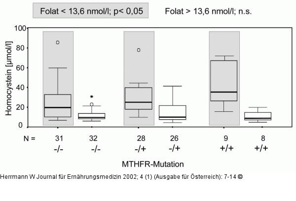 Homocysteinkonzentration - Nierenpatienten