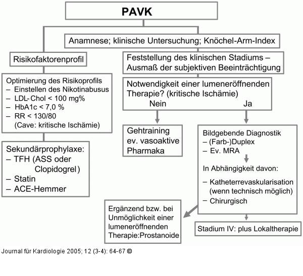 PAVK - Vorgehen