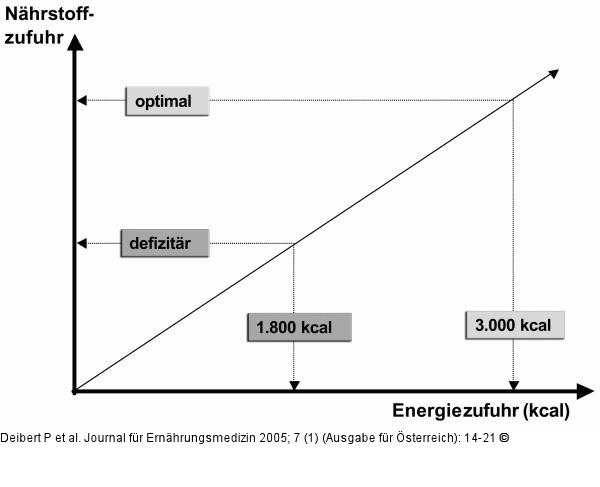 Nährstoffzufuhr - Energiezufuhr