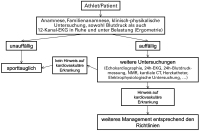 Abbildung 1: Internistischer Untersuchungsgang - Sportmedizin