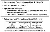 Abbildung 2: Varizenblutung - Behandlung