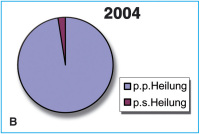 Abbildung 2b: Heilungsraten