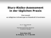 Abbildung 1: Sturz-Risiko-Assessment