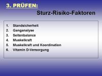 Abbildung 12: Sturz-Risiko-Assessment