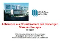 Abbildung 1: Adherence