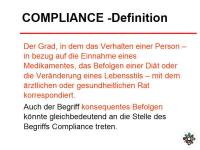 Abbildung 2: Adherence