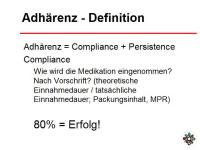 Abbildung 11: Adherence
