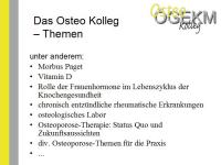 Abbildung 4: Osteokolleg