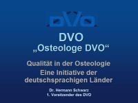 Abbildung 1: Osteologe DVO