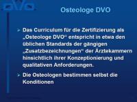 Abbildung 12: Osteologe DVO