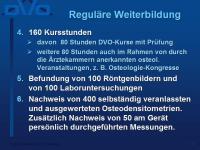 Abbildung 15: Osteologe DVO