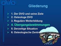 Abbildung 16: Osteologe DVO