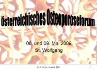 Abbildung 1: K�rperliches Training - Osteoporose