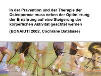 Abbildung 16: K�rperliches Training - Osteoporose