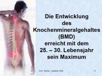 Abbildung 17: K�rperliches Training - Osteoporose