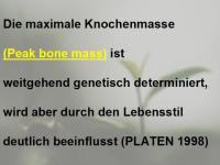 Abbildung 18: K�rperliches Training - Osteoporose