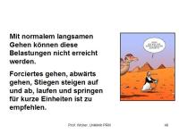 Abbildung 40: K�rperliches Training - Osteoporose