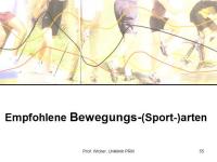 Abbildung 55: K�rperliches Training - Osteoporose
