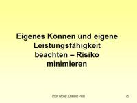 Abbildung 75: K�rperliches Training - Osteoporose