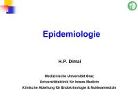 Abbildung 1: Epidemiologie