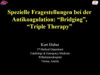 Abbildung 1: Antikoagulation
