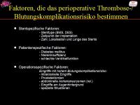 Abbildung 12: Antikoagulation