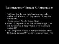 Abbildung 19: Antikoagulation