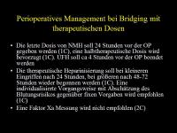 Abbildung 21: Antikoagulation