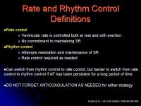 Abbildung 7: Rhythmus- vs. Frequenzkontrolle