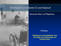 Abbildung 1: Vitamin D - Kalzium