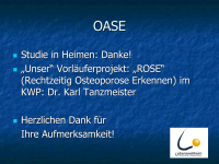 Abbildung 16: OASE