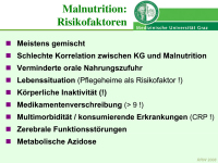 Abbildung 28: Ern�hrung - alter Mensch