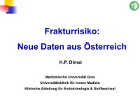 Abbildung 1: Frakturrisiko - �sterreich