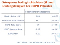 Abbildung 17: COPD - Osteoporose