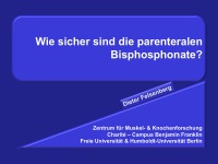 Abbildung 1: Parenterale Bisphosphonate