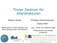 Abbildung 1: Tiroler Zentrum f�r Altersfrakturen