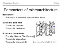Abbildung 6: Osteoporose - Frakturen