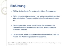 Abbildung 2: Glukokortikoidinduzierte Osteoporose