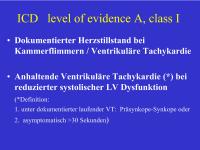Abbildung 2: ICD - Level of Evidence