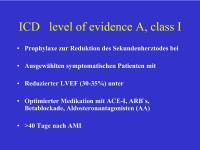 Abbildung 6: ICD - Level of Evidence