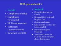 Abbildung 24: ICD - pro und contra