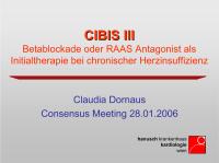 Abbildung 1: CIBIS-III-Studie