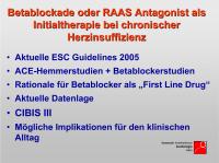 Abbildung 2: Betablockade  - RAAS