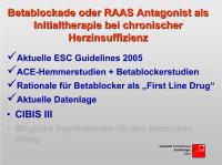 Abbildung 16: Betablockade - RAAS