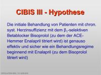 Abbildung 18: CIBIS III - Hypothese