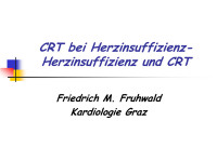Abbildung 1: CRT - Herzinsuffizienz
