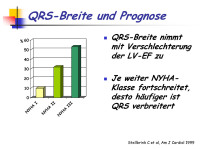 Abbildung 6: QRS-Breite - Prognose